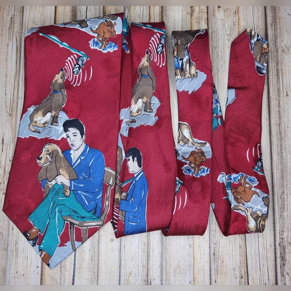 Vintage 1993 Elvis Collectible‎ Hound Dog Tie